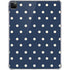 Blue and Cream Polka Dots iPad Pro 11in (2024) Clear Case
