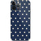 Blue and Cream Polka Dots iPhone 15 Pro Max Skin