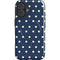Blue and Cream Polka Dots iPhone 16 Plus Magsafe Impact Case