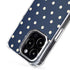 Blue and Cream Polka Dots iPhone 16 Pro MagSafe Case