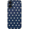 Blue and Cream Polka Dots iPhone 16 Skin