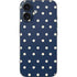 Blue and Cream Polka Dots iPhone 16 Skin