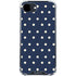 Blue and Cream Polka Dots iPhone 16e Clear Case