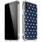 Blue and Cream Polka Dots iPhone X/XS Clear Case