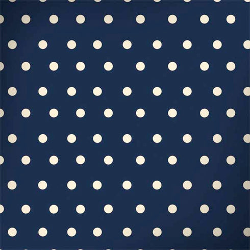 Blue and Cream Polka Dots Dell Latitude Skin