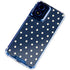 Blue and Cream Polka Dots Moto G Play 4G (2024) Clear Case