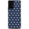 Blue and Cream Polka Dots Moto G Power 5G (2024) Clear Case