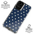 Blue and Cream Polka Dots Moto G Power 5G (2024) Clear Case