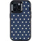 Blue and Cream Polka Dots Otterbox Defender iPhone Skin