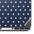 Blue and Cream Polka Dots Dell Precision Skin