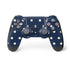 Blue and Cream Polka Dots PlayStation PS4 Skins