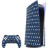 Blue and Cream Polka Dots PlayStation PS5 Skins