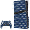 Blue and Cream Polka Dots PlayStation PS5 Skins