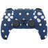 Blue and Cream Polka Dots PlayStation PS5 Skins