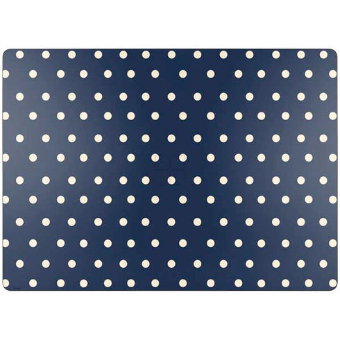 Blue and Cream Polka Dots Surface Laptop 7 13.8in Skin