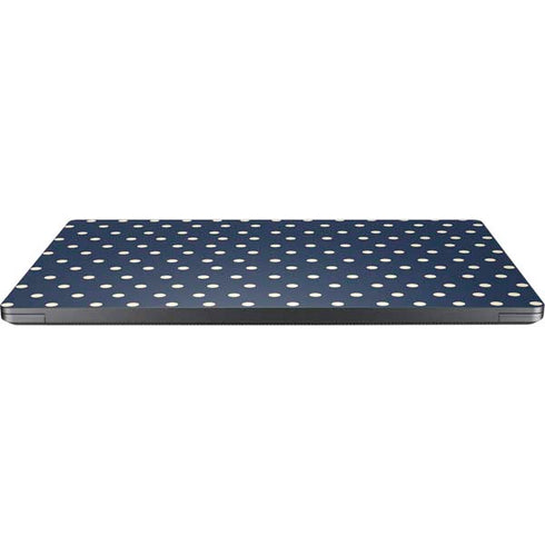 Blue and Cream Polka Dots Surface Laptop 7 13.8in Skin
