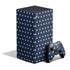 Blue and Cream Polka Dots XBox Series X Digital Edition Bundle Skin