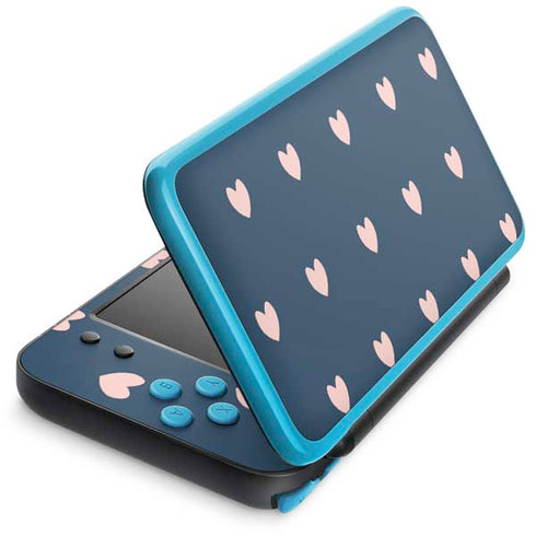 Blue and Pink Hearts Nintendo Skins