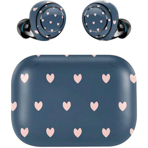 Blue and Pink Hearts Amazon Echo Buds Skin