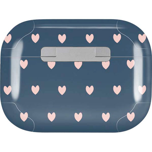 Blue and Pink Hearts AirPods Skins