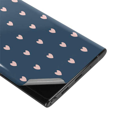 Blue and Pink Hearts Galaxy Note 10 Plus Skin