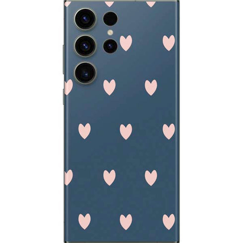 Blue and Pink Hearts Galaxy Skins