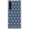Blue and Pink Hearts Galaxy S24 FE Clear Case