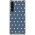 Blue and Pink Hearts Galaxy S24 FE Clear Case