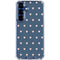 Blue and Pink Hearts Galaxy S25 Plus Clear Case