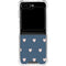 Blue and Pink Hearts Galaxy Z Flip6 Clear Case