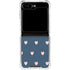 Blue and Pink Hearts Galaxy Z Flip6 Clear Case