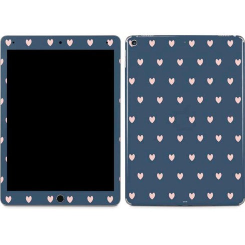 Blue and Pink Hearts iPad Skins