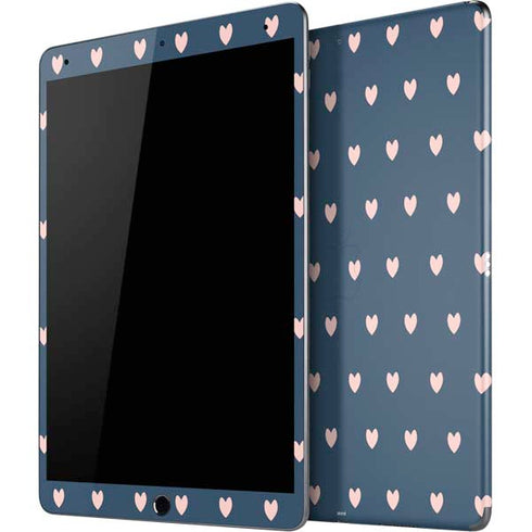 Blue and Pink Hearts iPad Skins