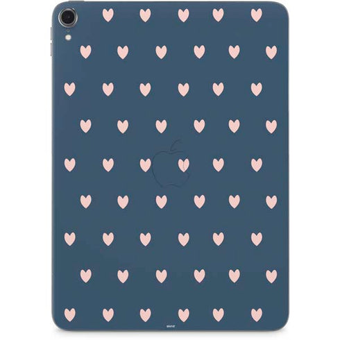 Blue and Pink Hearts Apple iPad Pro Skin