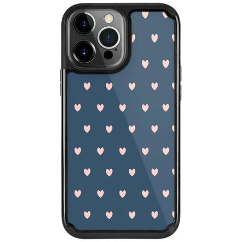 Blue and Pink Hearts iPhone Cases