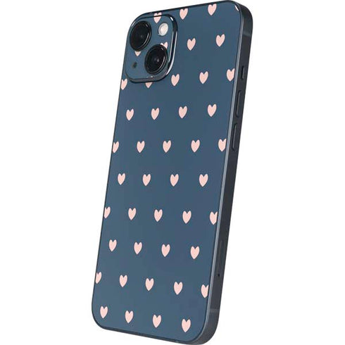Blue and Pink Hearts iPhone 15 Skin