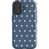 Blue and Pink Hearts iPhone 16 Plus Impact Case