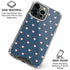 Blue and Pink Hearts iPhone 16 Pro Max Clear Case