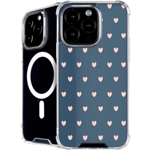 Blue and Pink Hearts iPhone 16 Pro Max MagSafe Case