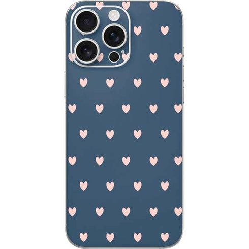 Blue and Pink Hearts iPhone 16 Pro Max Skin