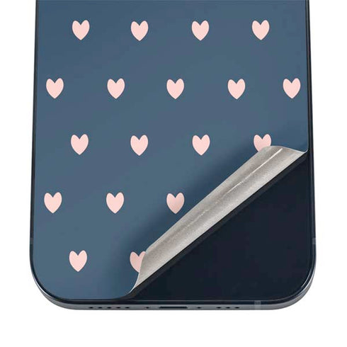 Blue and Pink Hearts iPhone 16 Skin