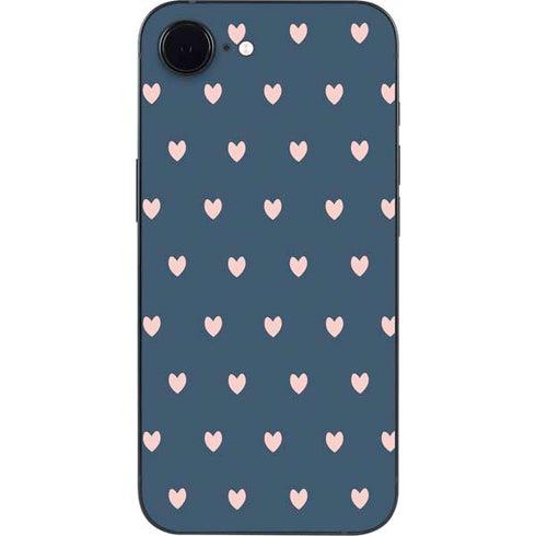 Blue and Pink Hearts iPhone 16e Skin