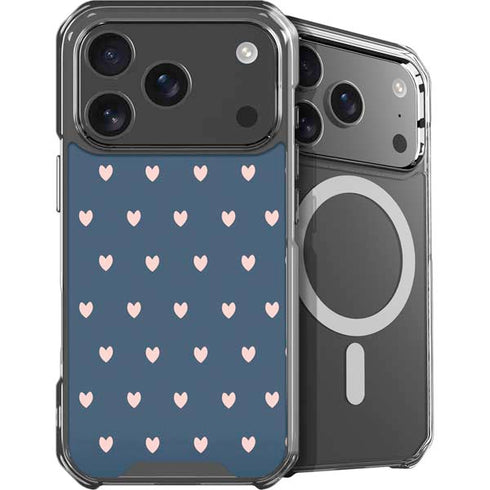 Blue and Pink Hearts iPhone 18 Pro MagSafe Case