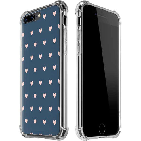 Blue and Pink Hearts iPhone Cases