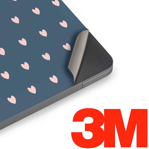 Blue and Pink Hearts Apple MacBook Air Skin