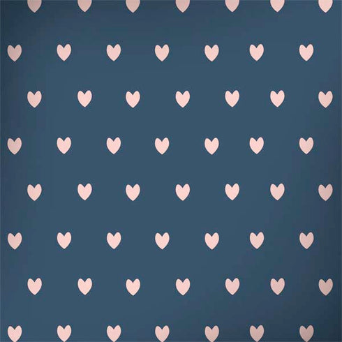 Blue and Pink Hearts MacBook Skins