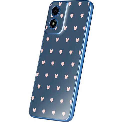 Blue and Pink Hearts Moto G Play 4G (2024) Skin