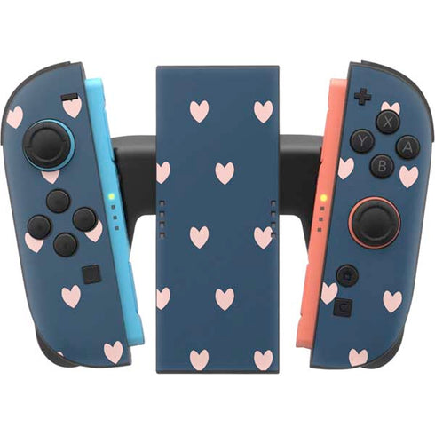 Blue and Pink Hearts Nintendo Switch 2 (2025) Joy-Con Controller Skin