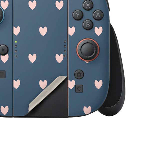Blue and Pink Hearts Nintendo Switch 2 (2025) Joy-Con Controller Skin