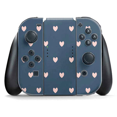Blue and Pink Hearts Nintendo Skins